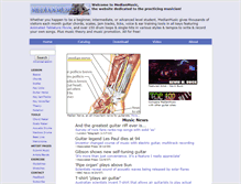Tablet Screenshot of medianmusic.com